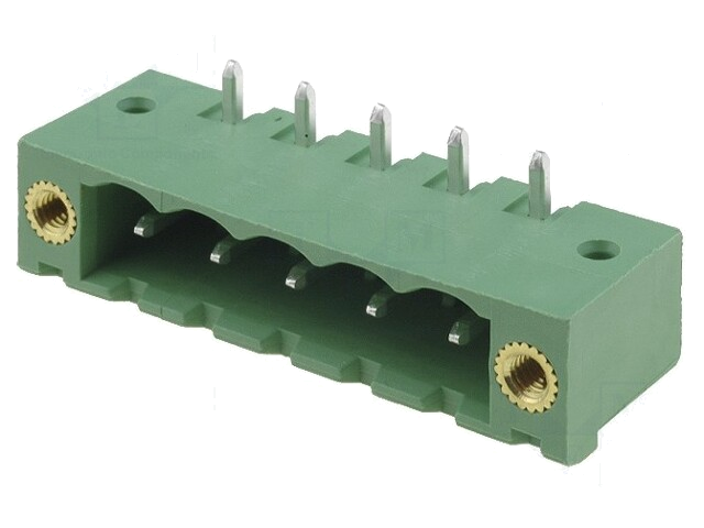 Ontkoppelbare terminal strip; 5,08mm; banen: 5; hoek van 90 ° Ontkoppelbare terminal strip; 5,08mm; banen: 5; hoek van 90 °